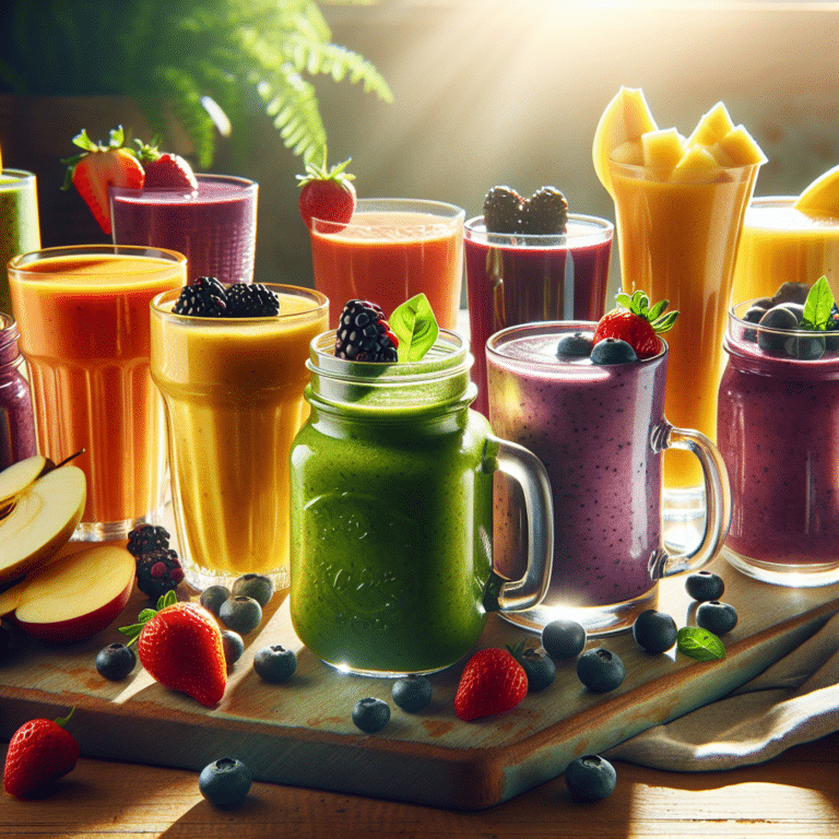 Easy Fruit Smoothies to Take to Work