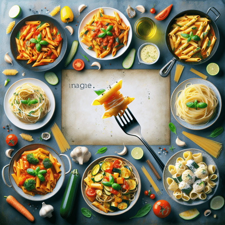 Easy Vegetarian Pasta Recipes