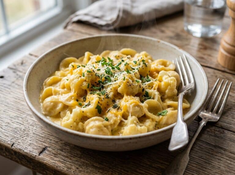 15 minute cauliflower pasta