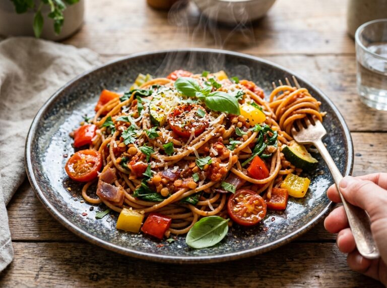 lentil pasta energy boost