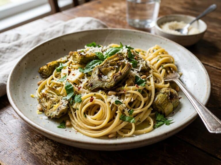artichoke pasta recipe