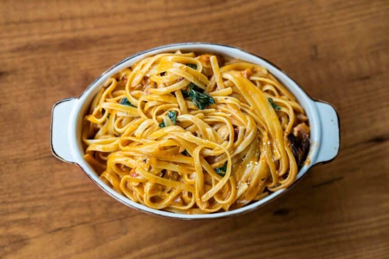 pasta with spinach