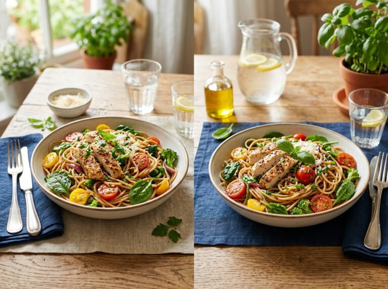 healthy pasta for two