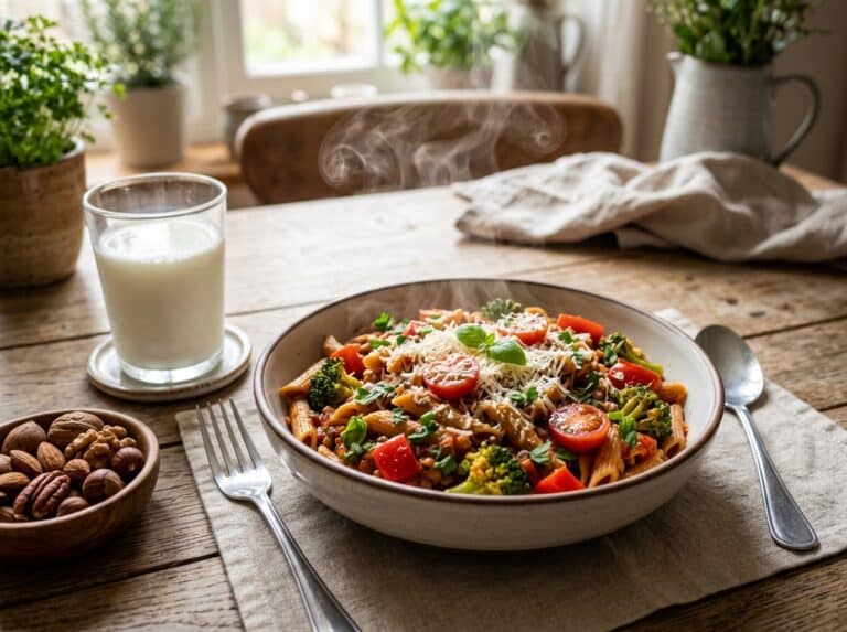 high protein pasta bone health