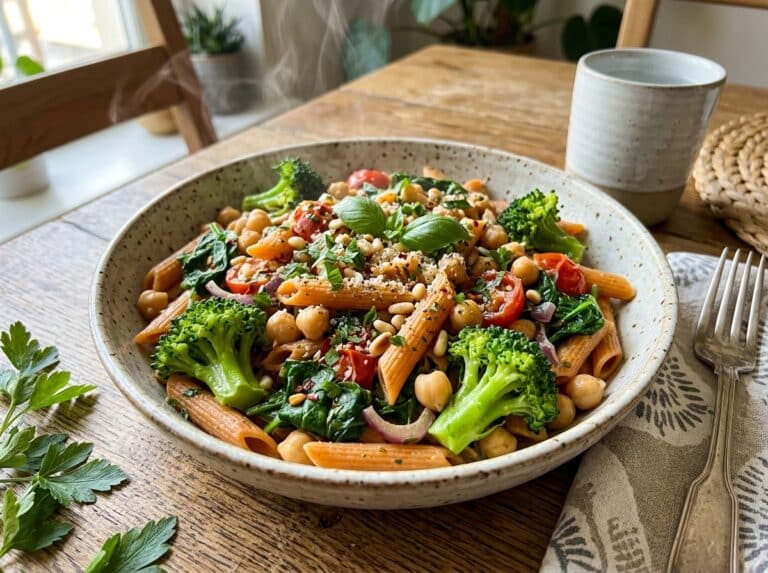 high protein veggie pasta